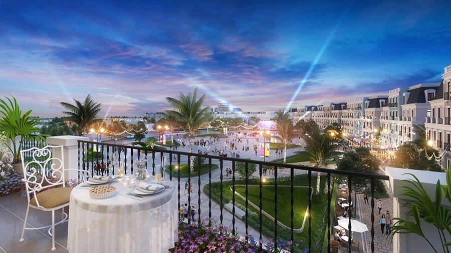 Khu phố shophouse của Sun Premier Village Kem Beach Resort sắp hoàn thiện.