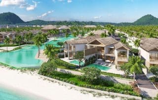 Villa phong cách làng biển Sirina thuộc quần thể nghỉ dưỡng bãi Kem