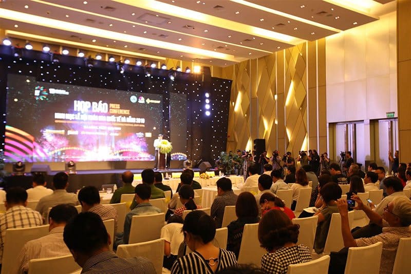 Buổi họp báo khai mạc lễ hội pháo hoa DIFF 2019.