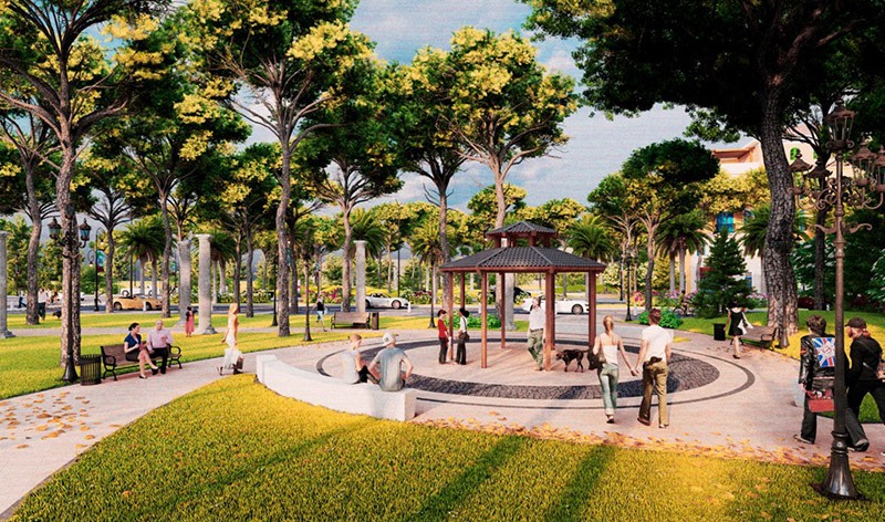 Không gian tiện nghi, xanh mát trong khu đô thị mang đến cho cư dân một cuộc sống chất lượng.