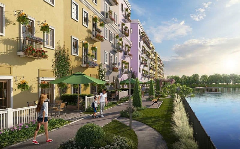 Phối cảnh cho thấy thiết kế đề cao không gian mở, tạo cảm giác thư giãn, tại khu đô thị. Phối cảnh cho thấy thiết kế đề cao không gian mở, tạo cảm giác thư giãn, tại khu đô thị.