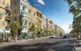 Dễ dàng ở và kinh doanh thuận tiện tại các căn nhà phố tại Sun Grand City New An Thoi.