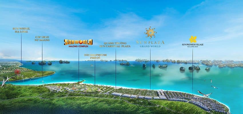 Tổ hợp nghỉ dưỡng Premier Village Hạ Long của tập đoàn Sun Group.