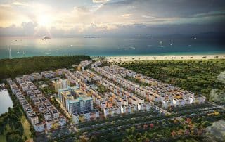 Tập đoàn Sun Group – một trong những nhà phát triển bất động sản hàng đầu cả nước – xây dựng khu đô thị hiện đại tại Phú Quốc.