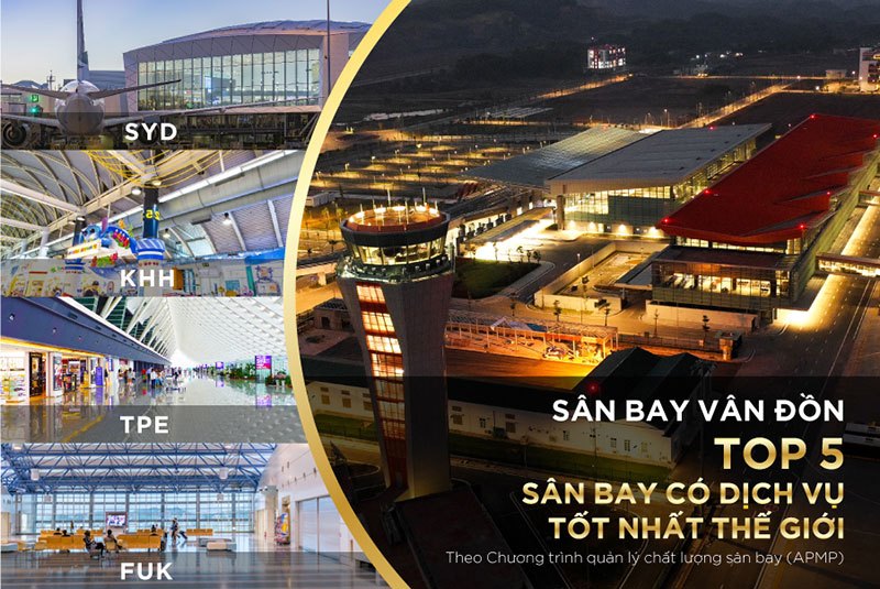 Cảng hàng không quốc tế Vân Đồn lọt top các sân bay có dịch vụ tốt nhất thế giới