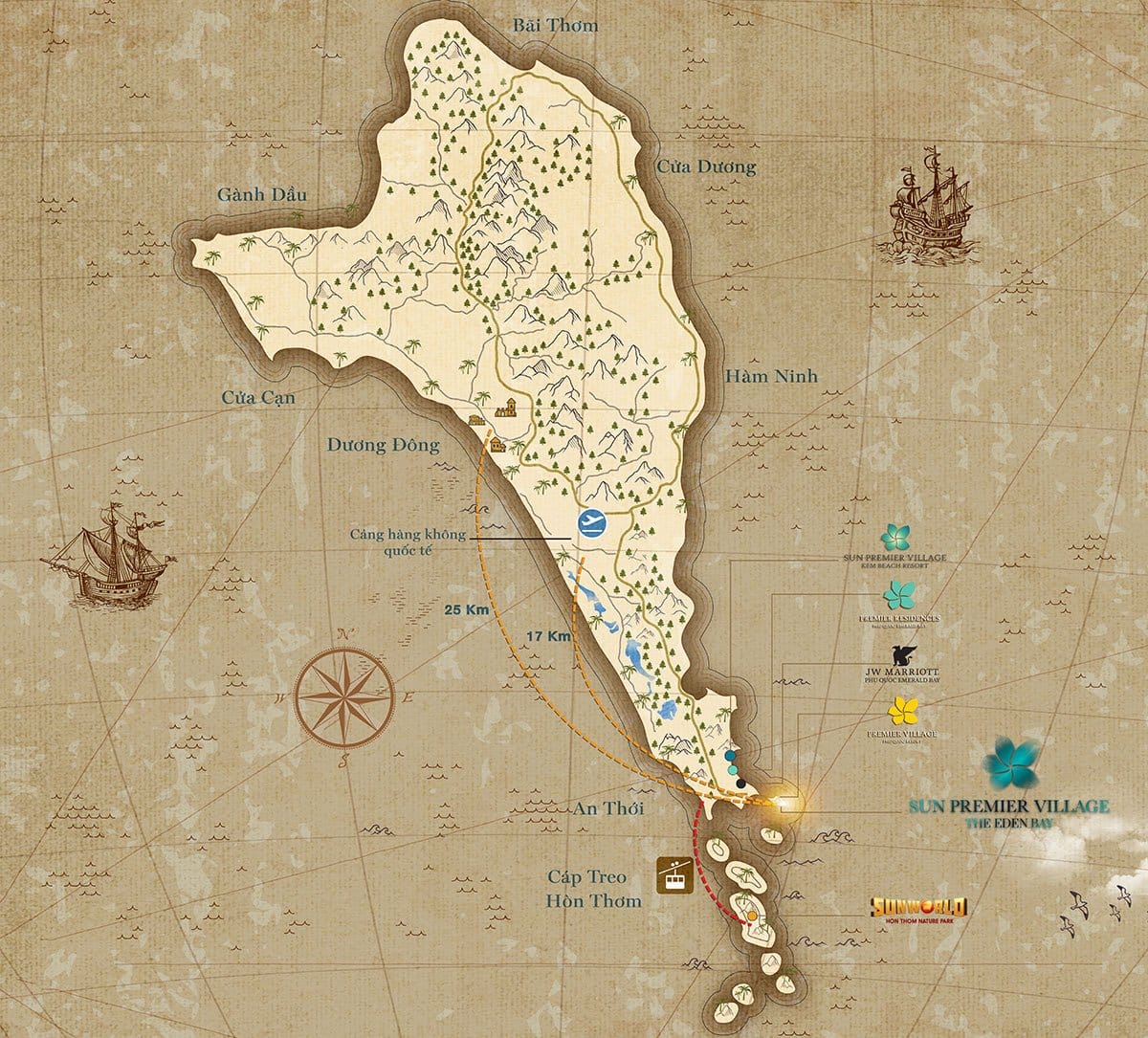 Vị Trí Biệt Thự Sun Premier Village The Eden Bay Tại Mũi Ông Đội Vị Trí Biệt Thự Sun Premier Village The Eden Bay Tại Mũi Ông Đội