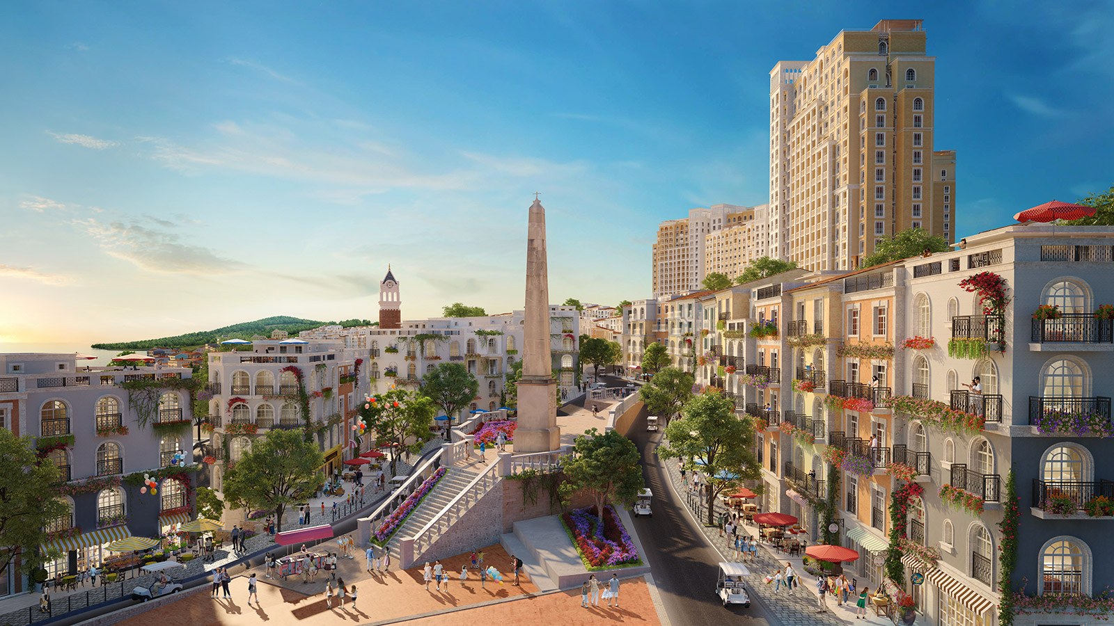 Nhiều tiện ích mang tính biểu tượng trong nội khu dự án, sẽ là điếm đến rất lý tưởng cho khách du lịch. Nhiều tiện ích mang tính biểu tượng trong nội khu dự án, sẽ là điếm đến rất lý tưởng cho khách du lịch.