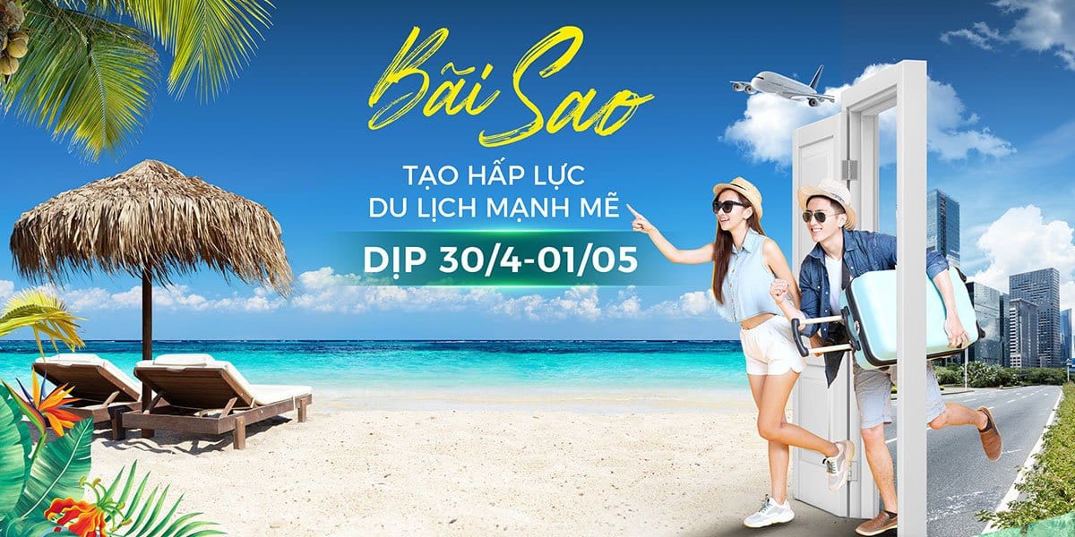 Bãi sao tạo hấp lực du lịch mạnh mẽ dịp lễ 30/04 - 01/05