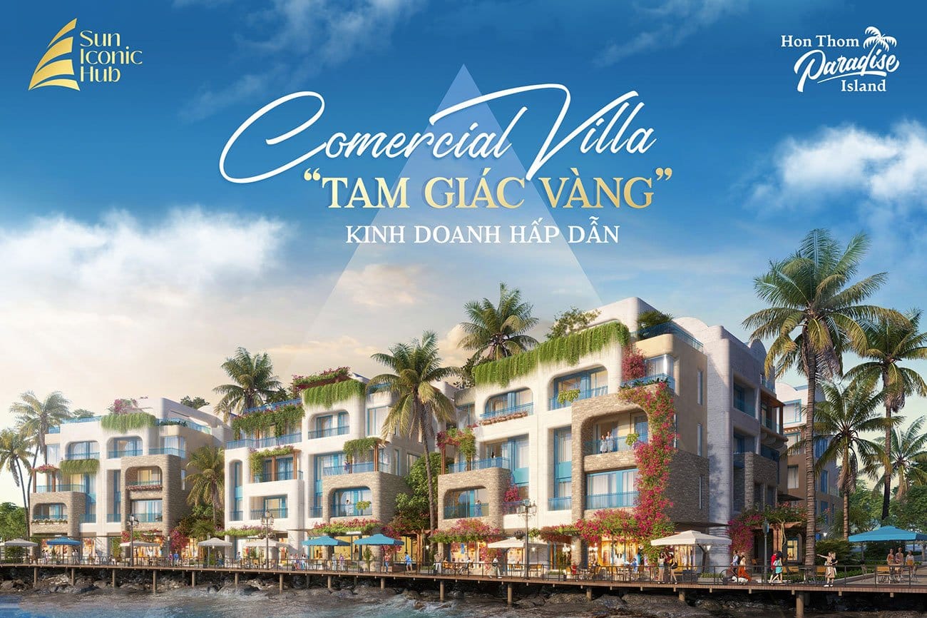 Commercial Villa tam giác vàng kinh doanh hấp dẫn tại Phú Quốc