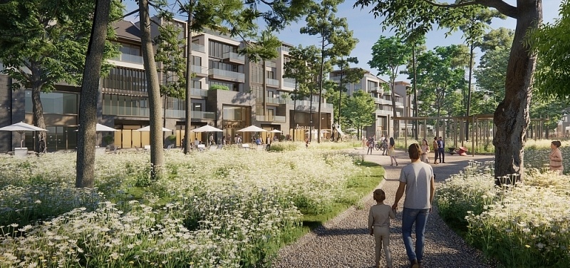 Phối cảnh minh họa Sun Secret Valley - Dự án Sun Group đặt nhiều tâm huyết tại Bãi Dài.