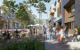 Mô hình bất động sản kết hợp thương mại và nghỉ dưỡng tại The Avenue.