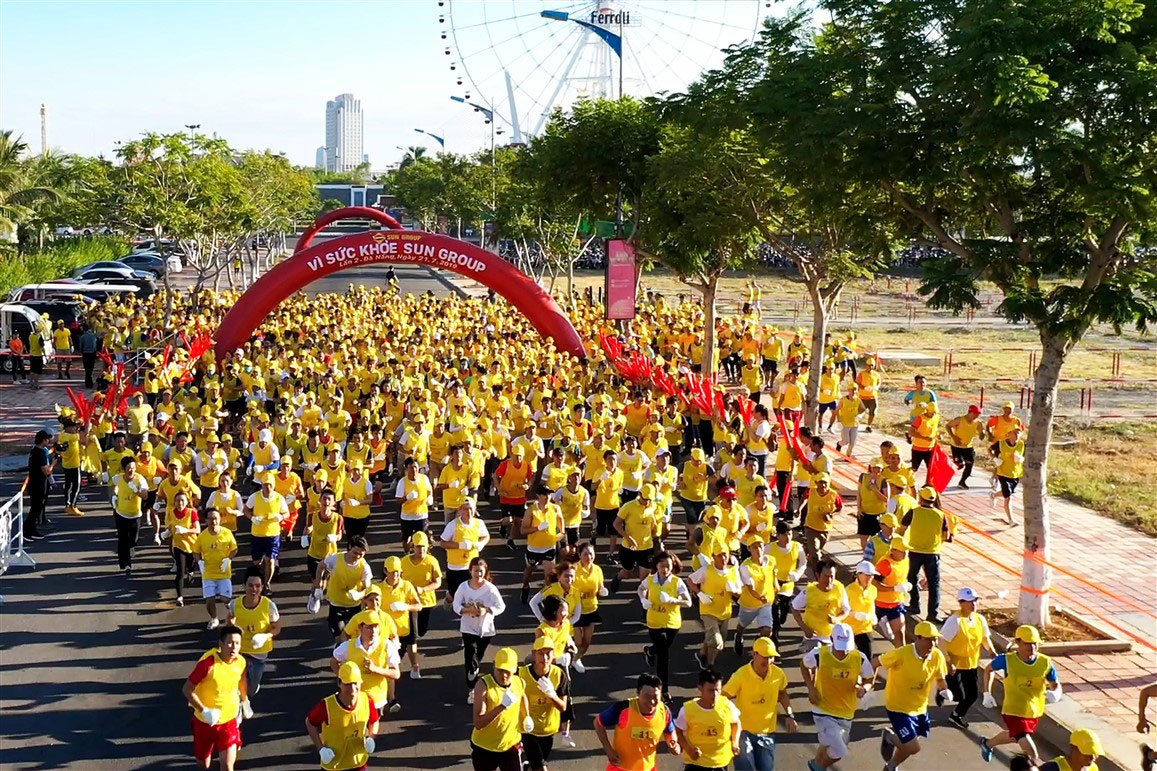 Giải chạy bộ cán bộ nhân viên tập đoàn Sun Group.