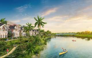 Sunneva Island được bao quanh bởi 30 ha mặt nước.