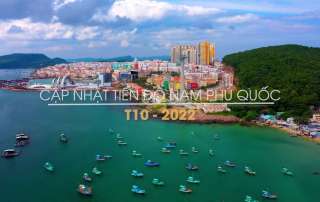 Tiến độ xây dựng tháng 10 năm 2022 Sunset Town và Sun Tropical Village