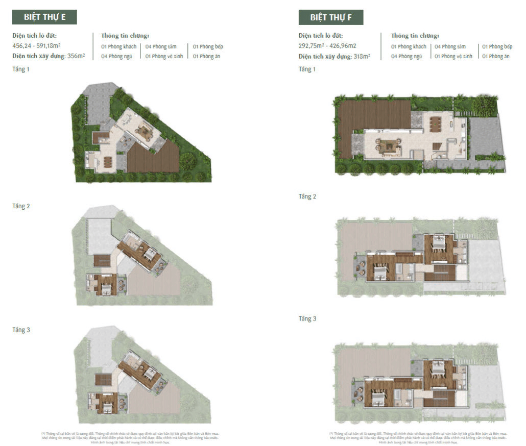 layout-biet-thu-mau-e-va-f-cua-sun-premier-village-ha-long-bay-resort