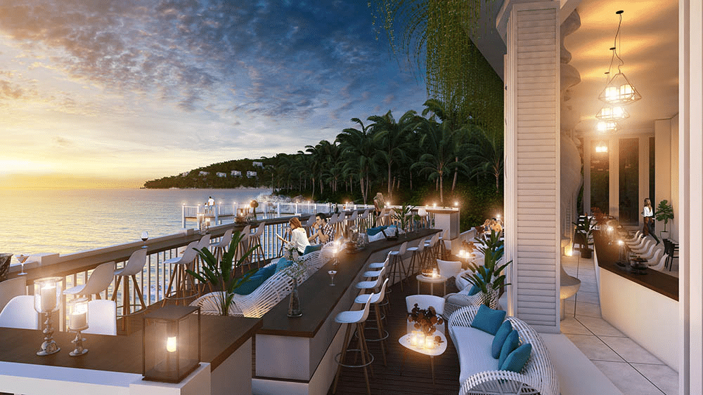 quan-ca-phe-view-bo-bien-thu-thai-dang-cap-cua-sun-premier-village-phu-quoc-resort